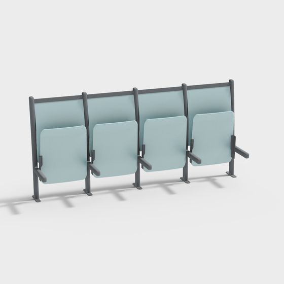Modern Airport Lounge Seating 3D model