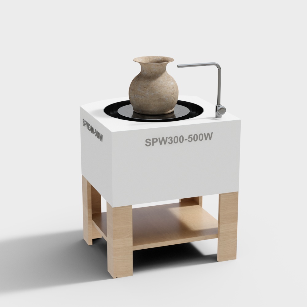 Handmade classroom pottery table