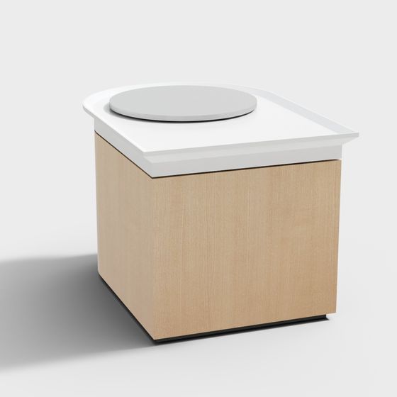Modern Corner Table 3D model