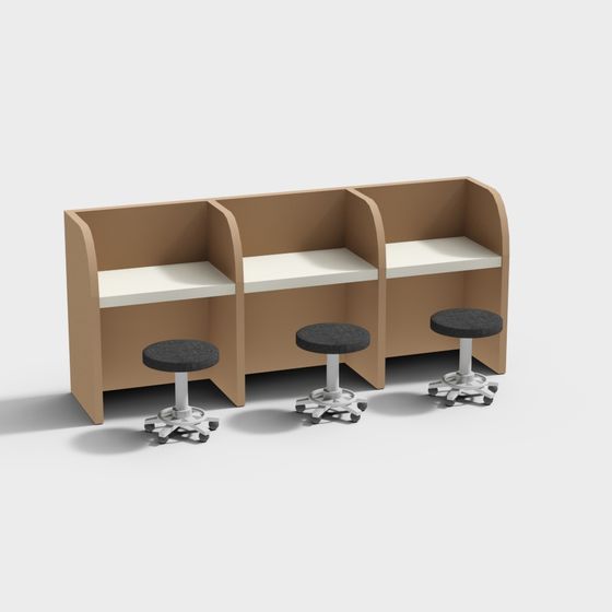 Flexible Workspace 3D model for Modern Design