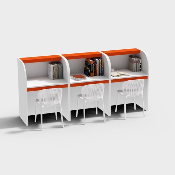 Cozy Urban Reading Nook 3D model