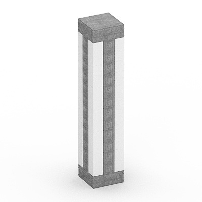 Column Body Model 230823 in Gray