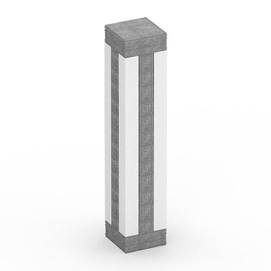 Column Body Model 230823 in Gray