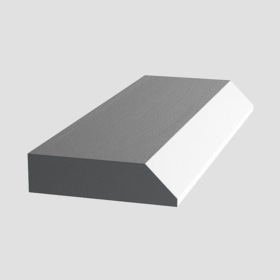 Stylish Decorative Lines 3D Model in Gray