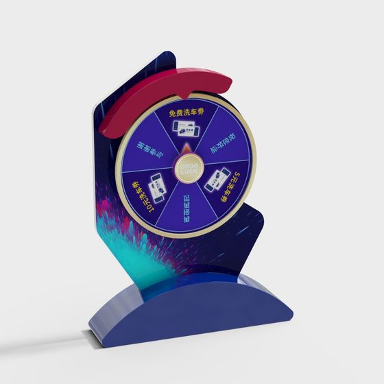 Lucky Wheel 3D model