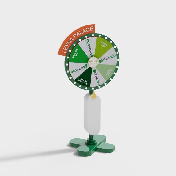 Lucky Spin Wheel 3D model