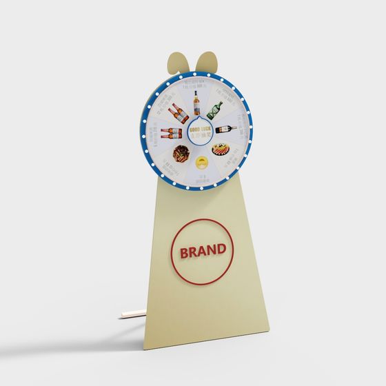 Lucky Wheel 3D model for Creative Projects