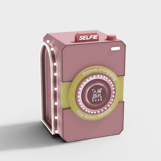 Vintage Selfie Camera 3D model
