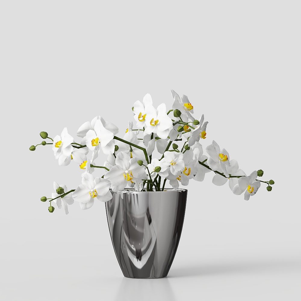 pianta verde in vaso con fiori