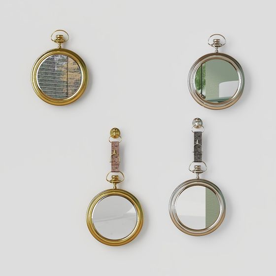 круглое зеркало для стены