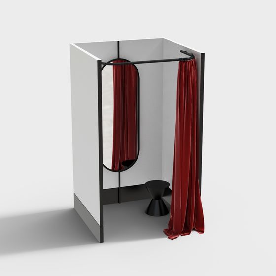 Tranquil Corner 3D model for Modern Design