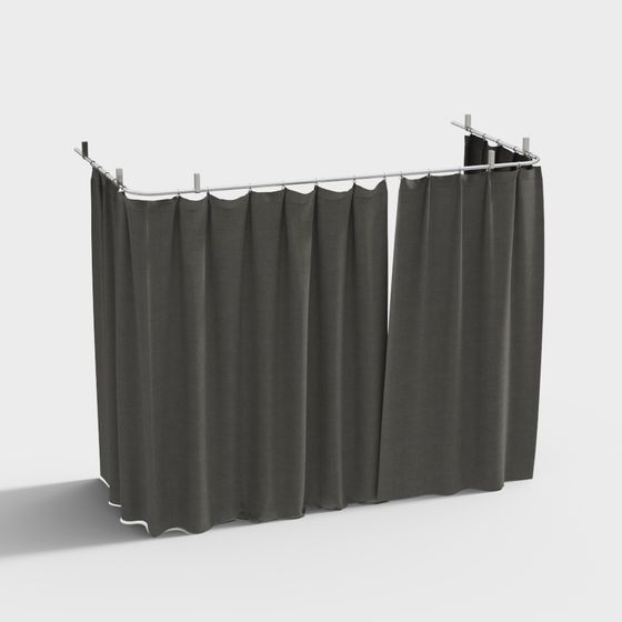 Elegant Partition 3D model for Modern Spaces