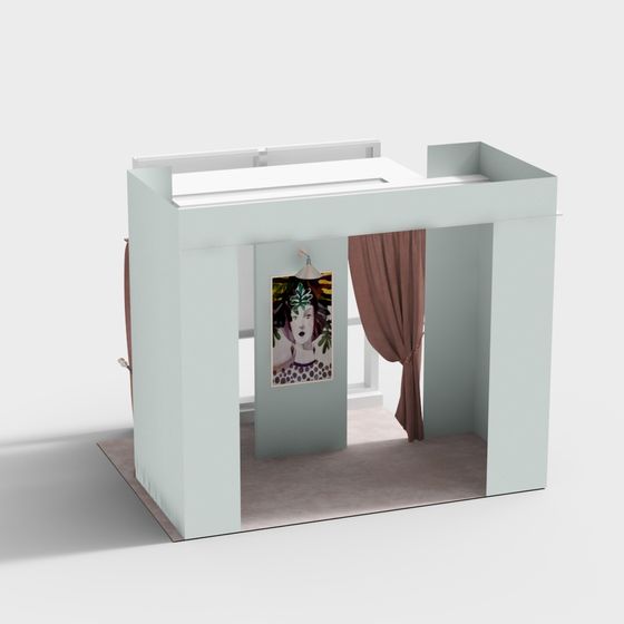 Urban Oasis Modern Minimalist 3D Model