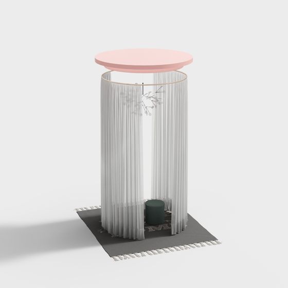 Dreamy Round Table 3D model