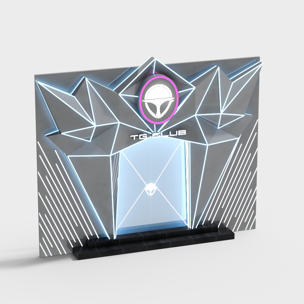 Video game city gate