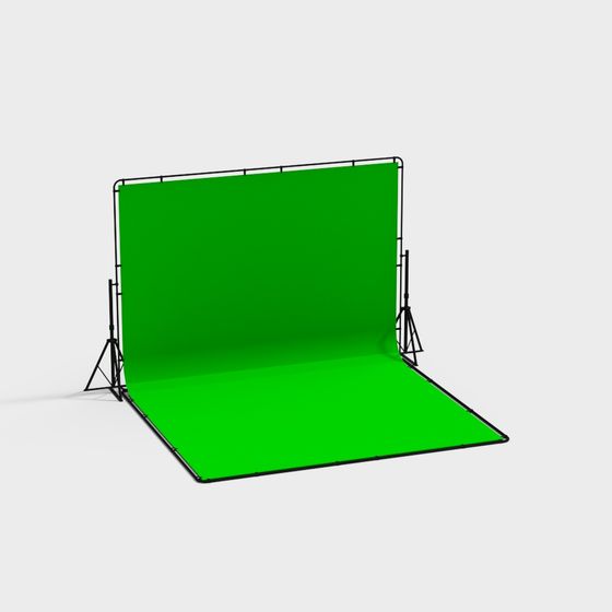Stunning Green Screen 3D model for Creative Projects