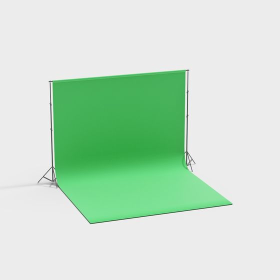 Green Screen Stand 3D model