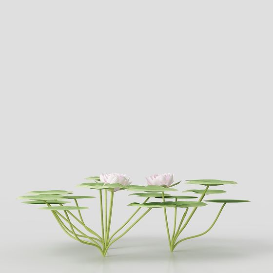 Realistic Aquatic Plants 3D model for Creative Projects