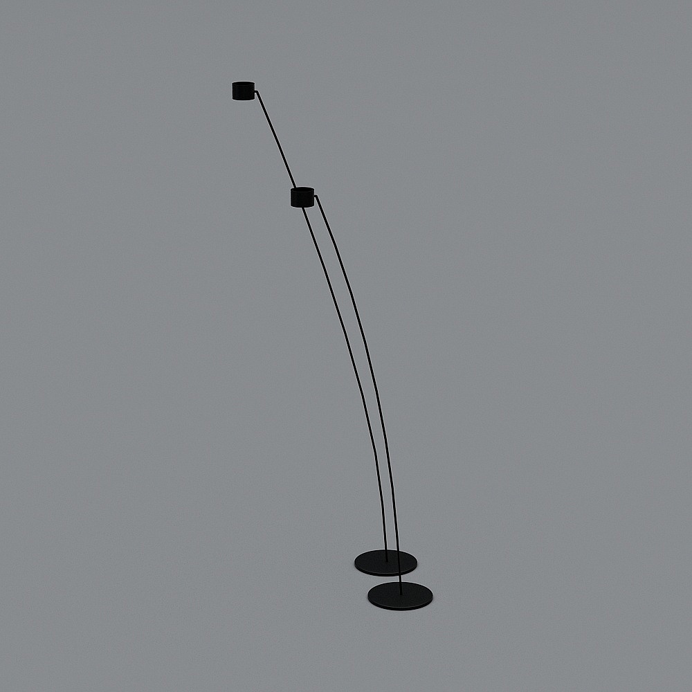 Minimalist Floor Lamp 3D model