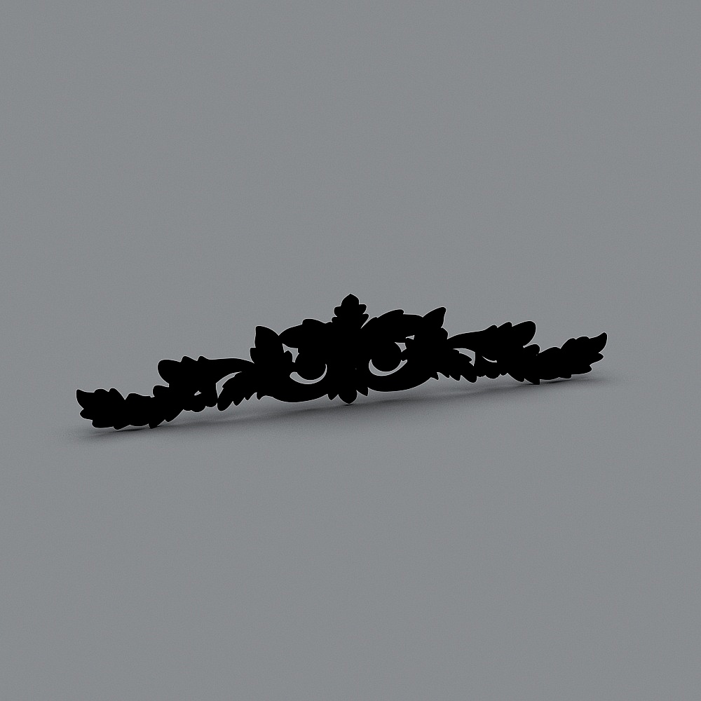 Victorian Scroll 3D model