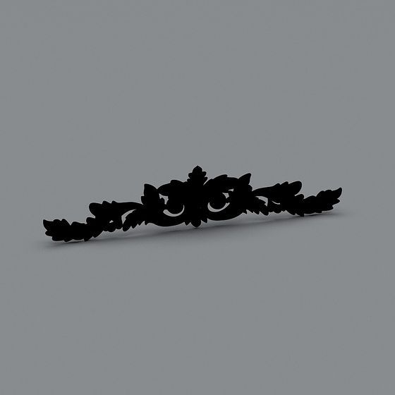 Victorian Scroll 3D model