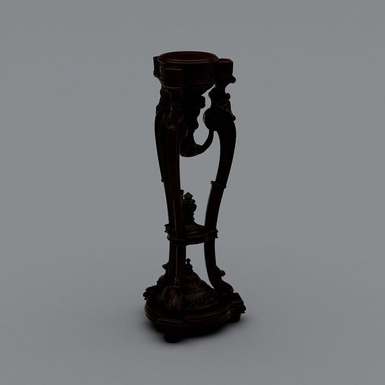 Classic Candle Holder 3D model for Creative Projects