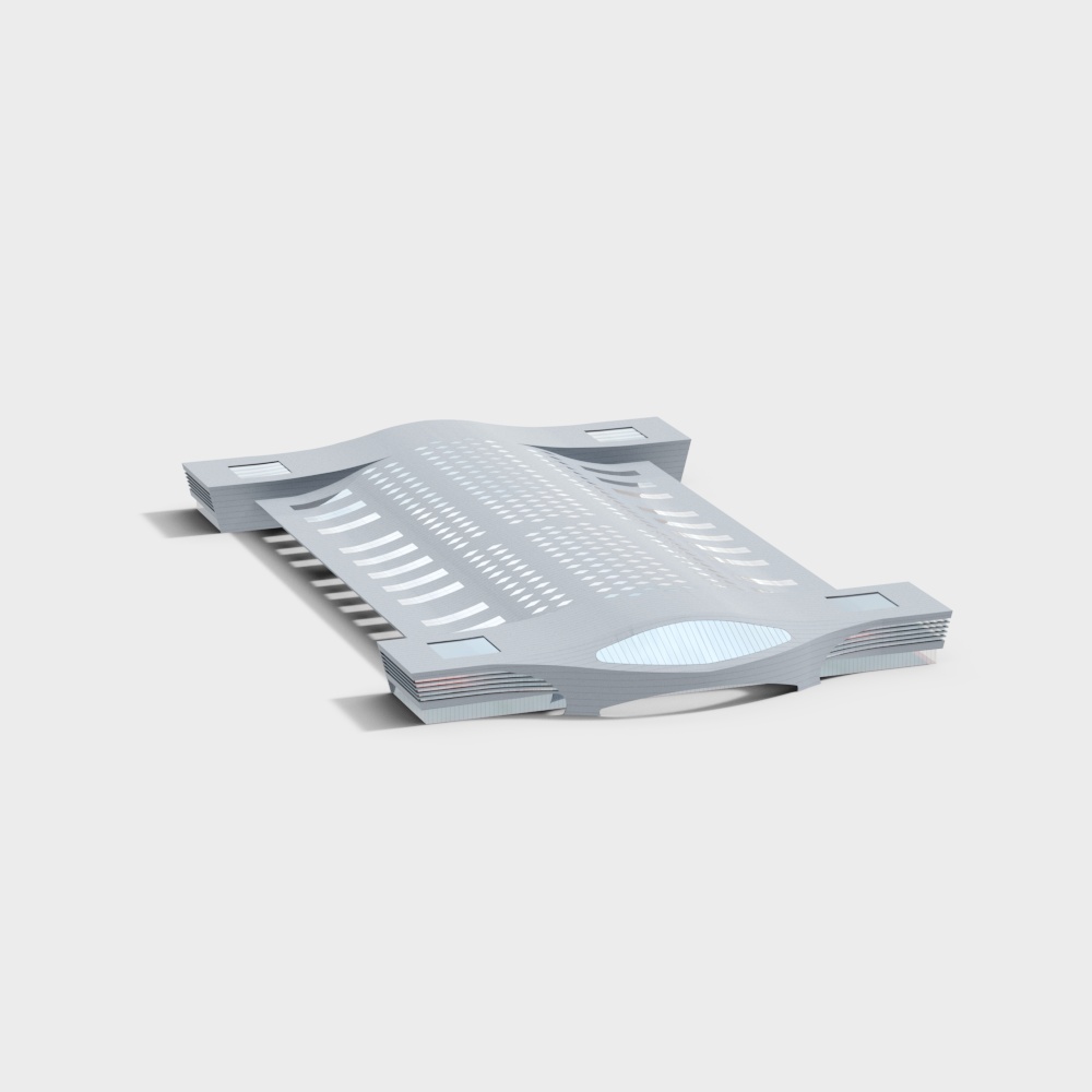 Streamlined Urban Center 3D model