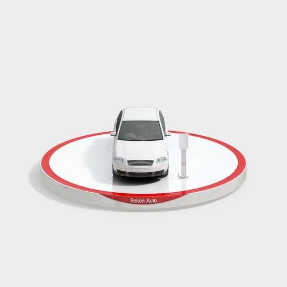 Sokon Auto Low-Poly 3D Model