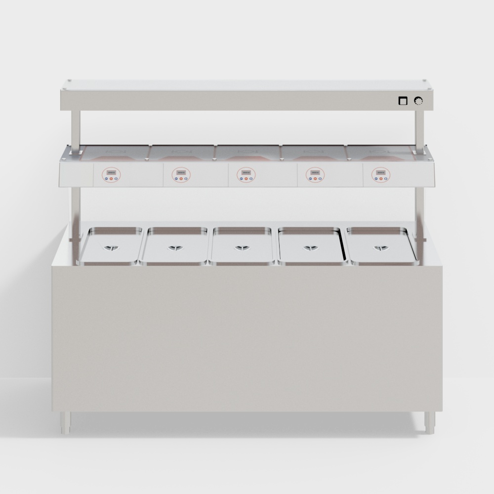 Fast food restaurant warming table