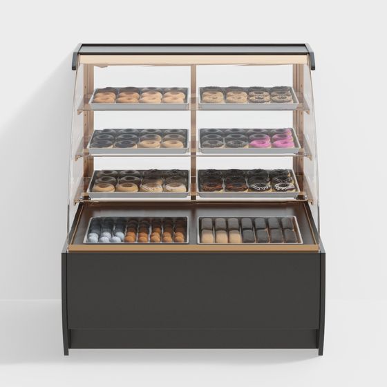 Modern Donut Display Case 3D model