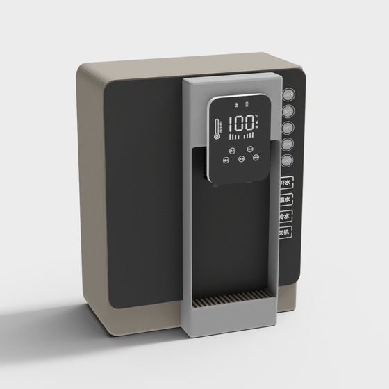 Smart Water Dispenser 3D Model for Modern Aesthetics