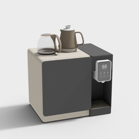 Stylish Smart Water Dispenser 3D model for Interiors