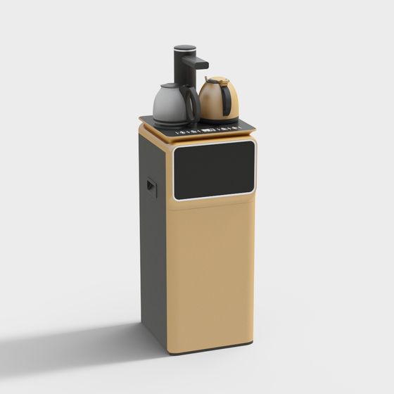 Urban Brew Minimalist Coffee Machine 3D model