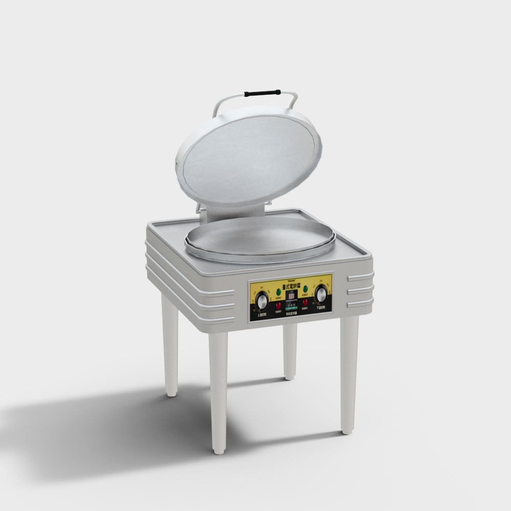 Stylish Pancake Maker 3D model for Modern Kitchens