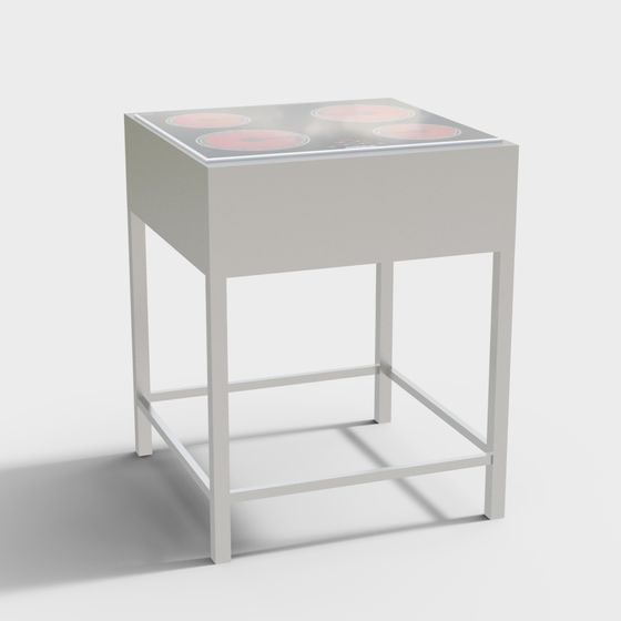 Urban Side Table 3D model for Modern Interiors