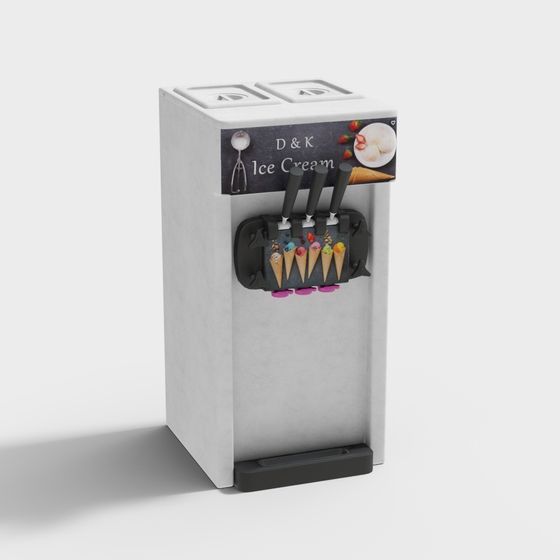 Ice Cream Machine 3D Model