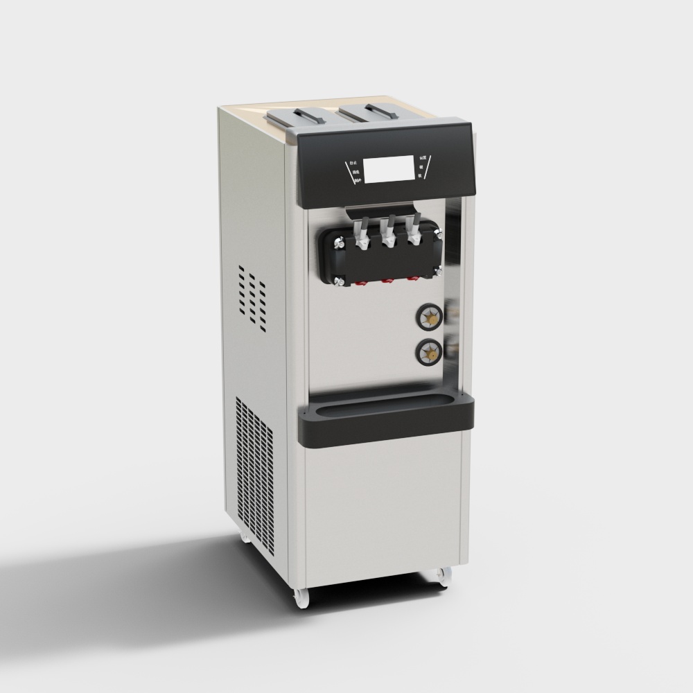 Stylish Ice Cream Machine 3D model