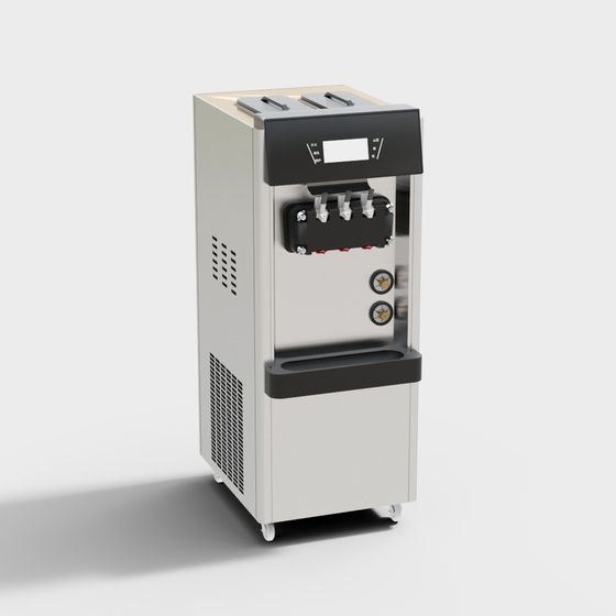 Stylish Ice Cream Machine 3D model