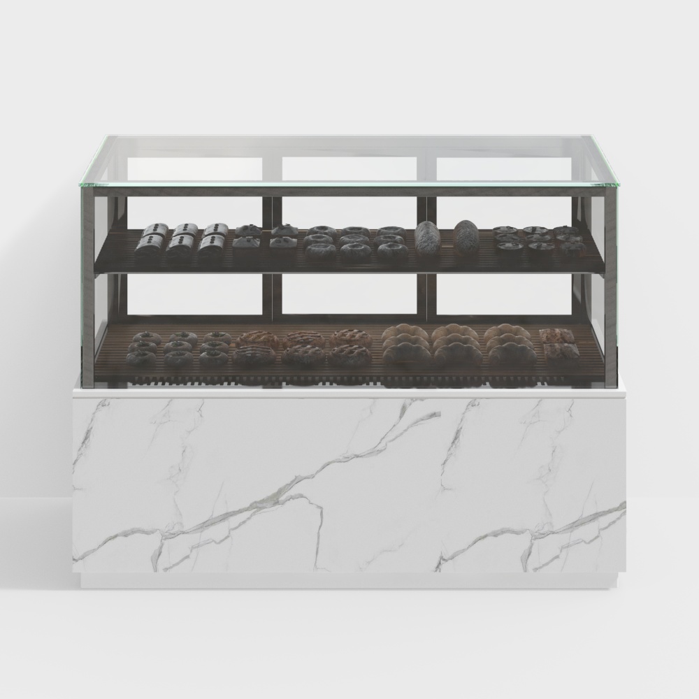 Minimalist Bread Display Case 3D model