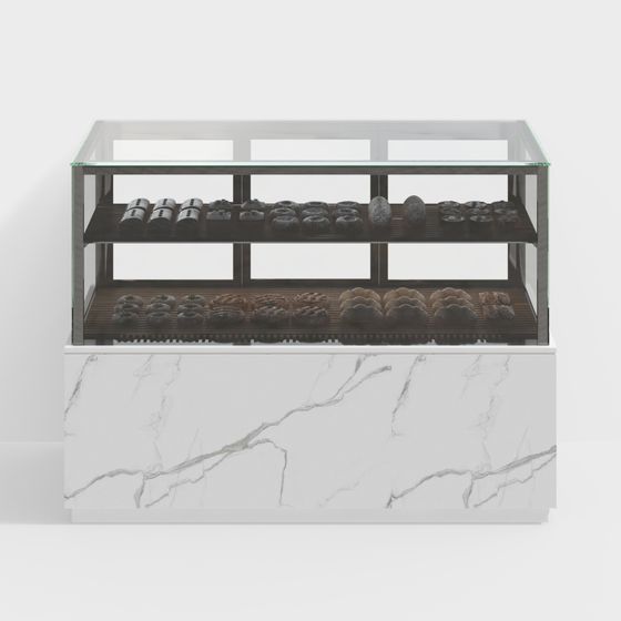 Minimalist Bread Display Case 3D model