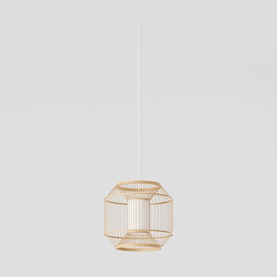 Candelabro de bambú