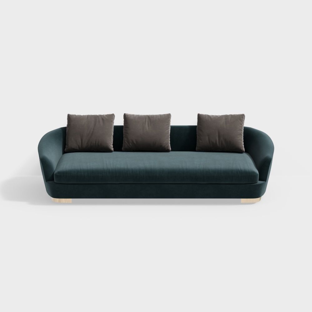 Two Seat Sofa Multiseat Sofa Contemporary Fabric Sofa Combination