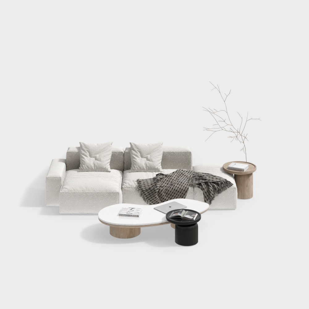 2인용 소파 다인용 소파 현대 패브릭 소파 조합