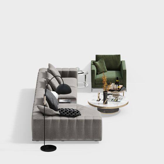 Canapé 2 places canapé multiseats tissu contemporain canapé combinaison