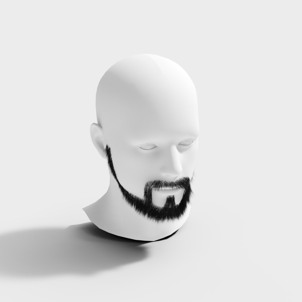 Bearded Gentleman Bust 3D model