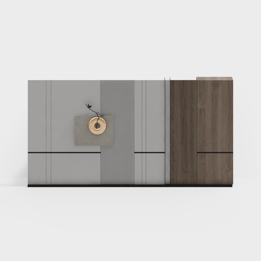 modern style background wall wood