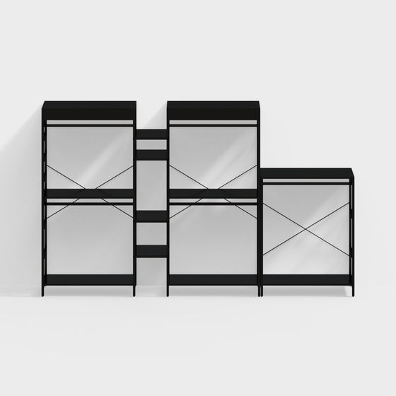 City Window 3D Model - Modern Urban Aesthetic