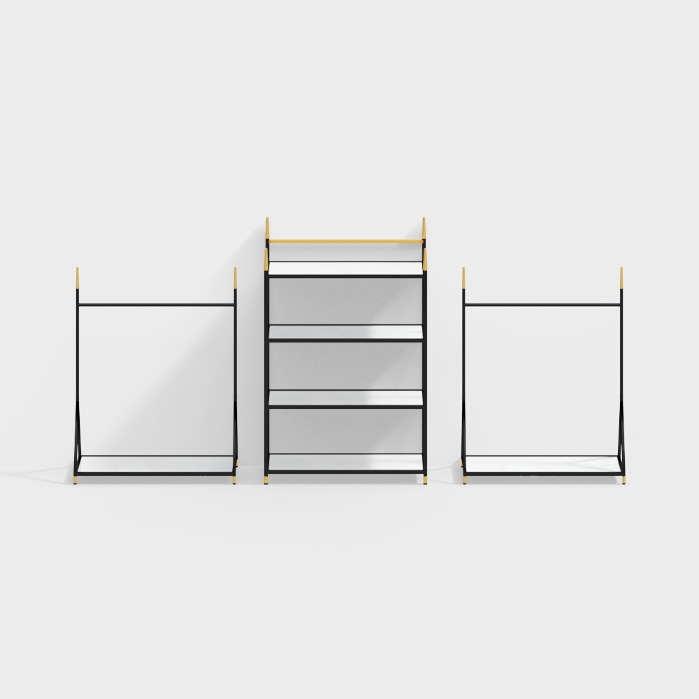 Clothing store display rack iron display rack combination