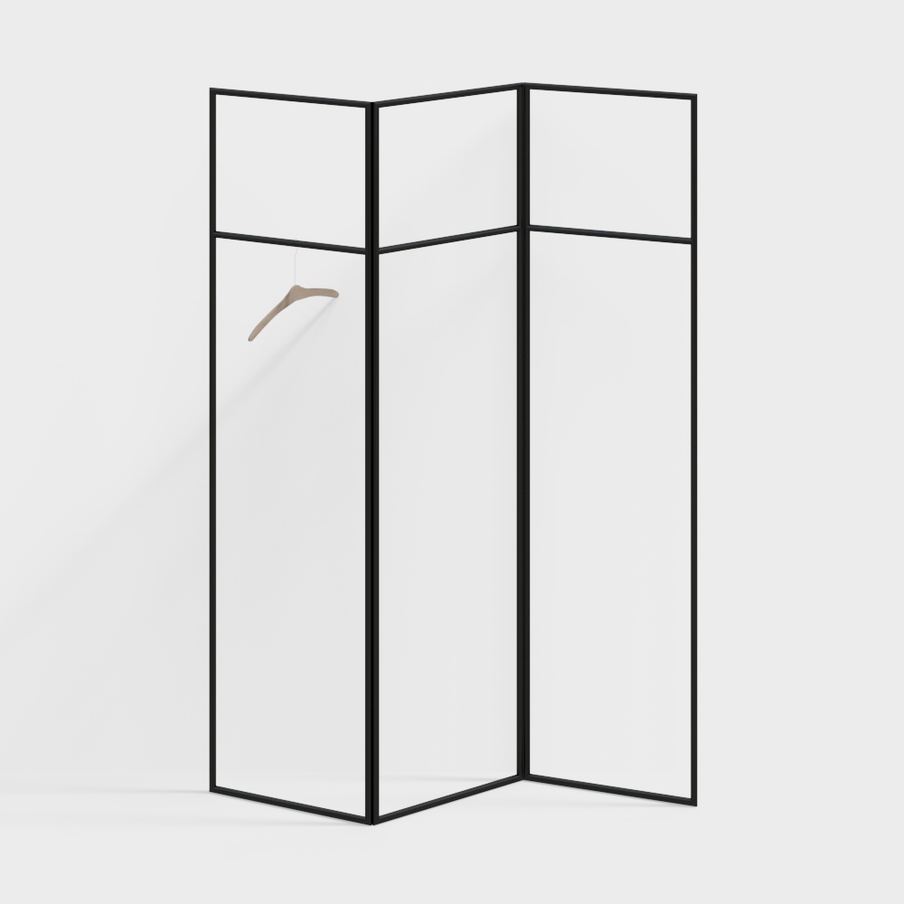 Stylish Screen 3D model for Modern Interiors