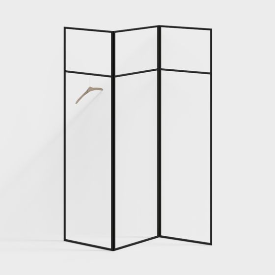 Stylish Screen 3D model for Modern Interiors